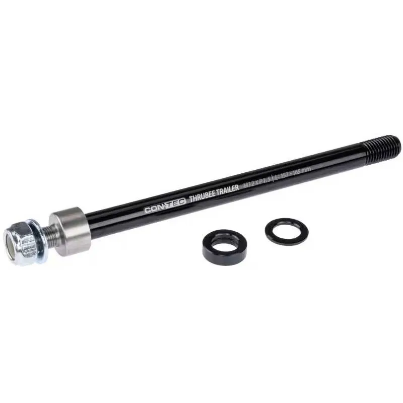 Con-Tec Thrubee M12x1.5 157-165 Mm Gjennomgående Aksel, Black, One Size Con-Tec Thrubee M12x1.5 157-165 Mm Gjennomgående Aksel, Black, One Size