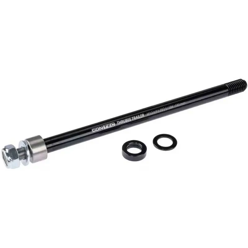 Con-Tec Thrubee M12x1.75 184-192m Gjennomgående Aksel, Black, One Size Con-Tec Thrubee M12x1.75 184-192m Gjennomgående Aksel, Black, One Size
