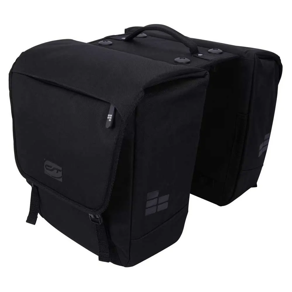 Con-Tec Via Tour Double Rt Sykkelvesker 32l, Black, One Size