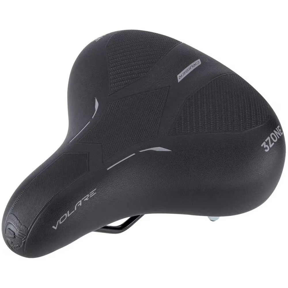 Con-Tec Volare City Cruiser Sykkelsete, Black, One Size
