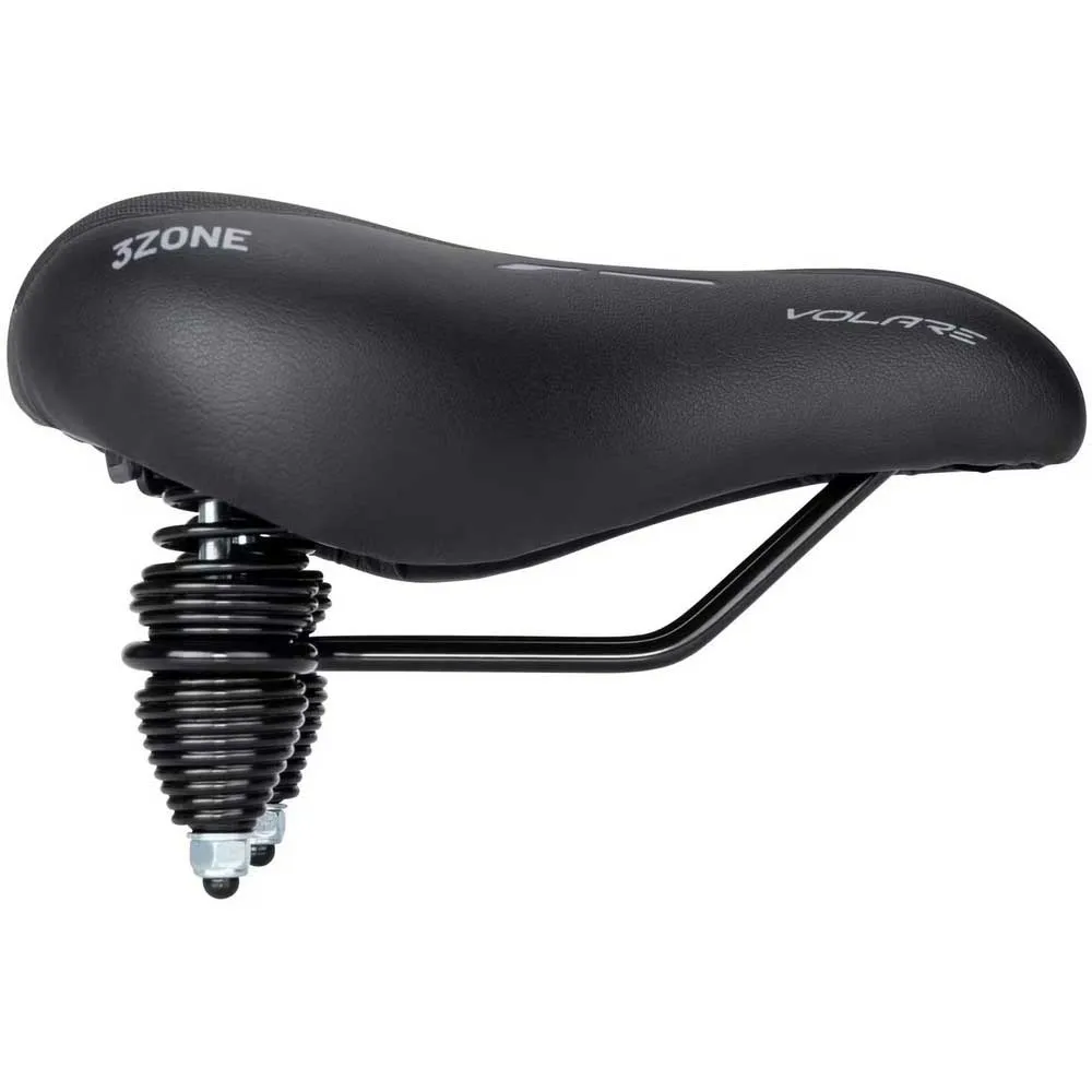Con-Tec Volare City Cruiser Sykkelsete, Black, One Size