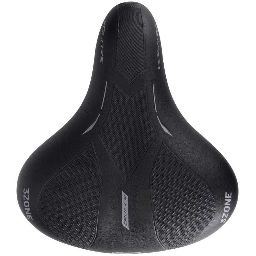 Con-Tec Volare City Cruiser Sykkelsete, Black, One Size