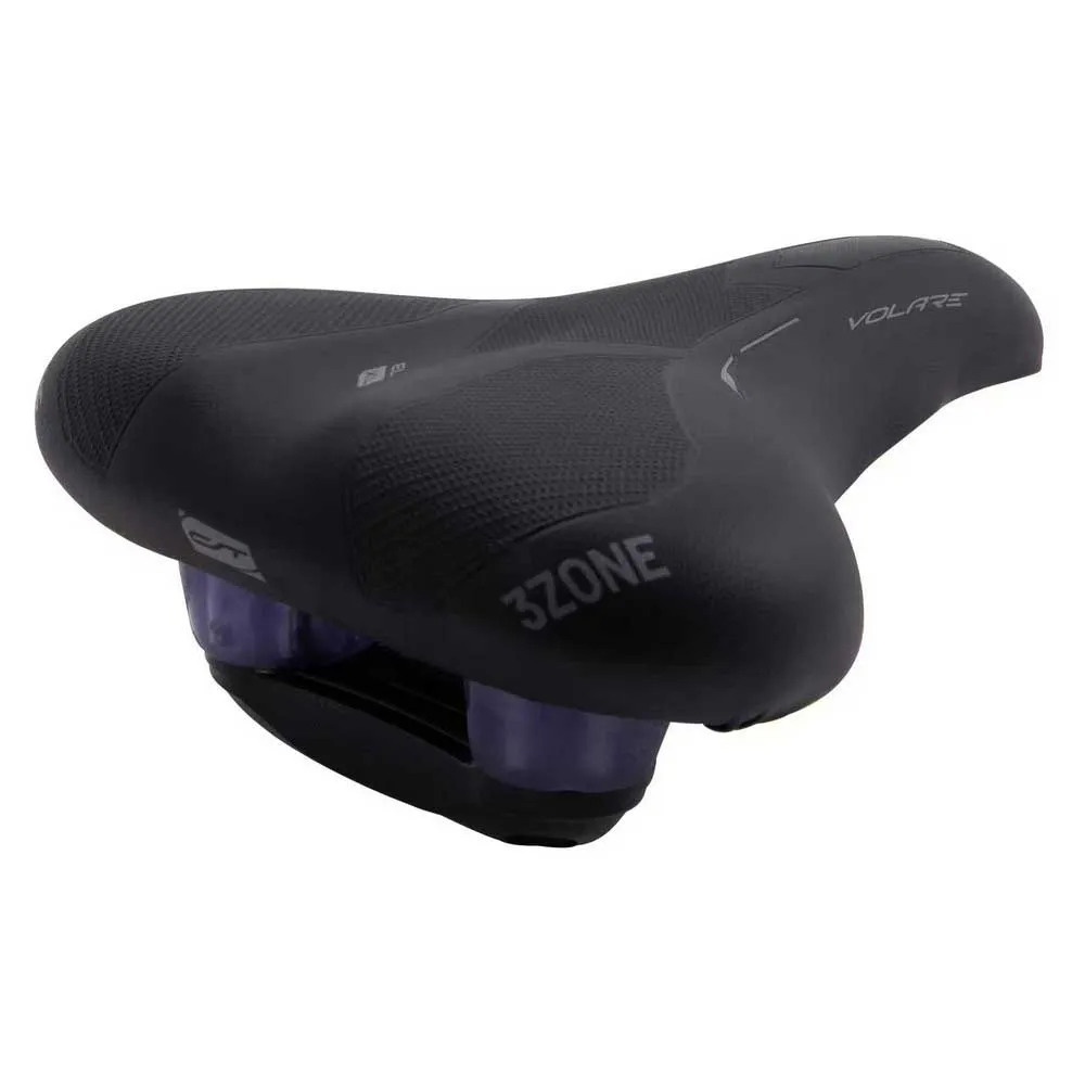 Con-Tec Volare City Sykkelsete, Black, One Size