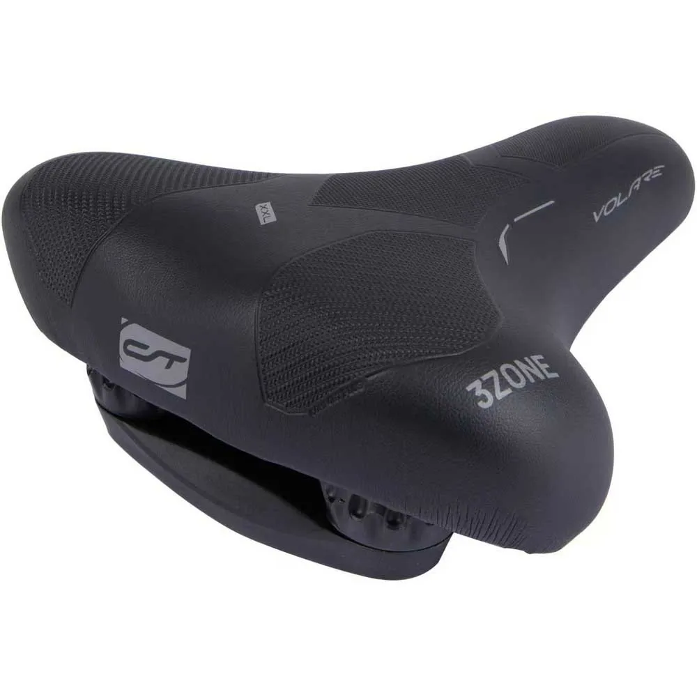 Con-Tec Volare City Xxl Sykkelsete, Black, One Size Con-Tec Volare City Xxl Sykkelsete, Black, One Size