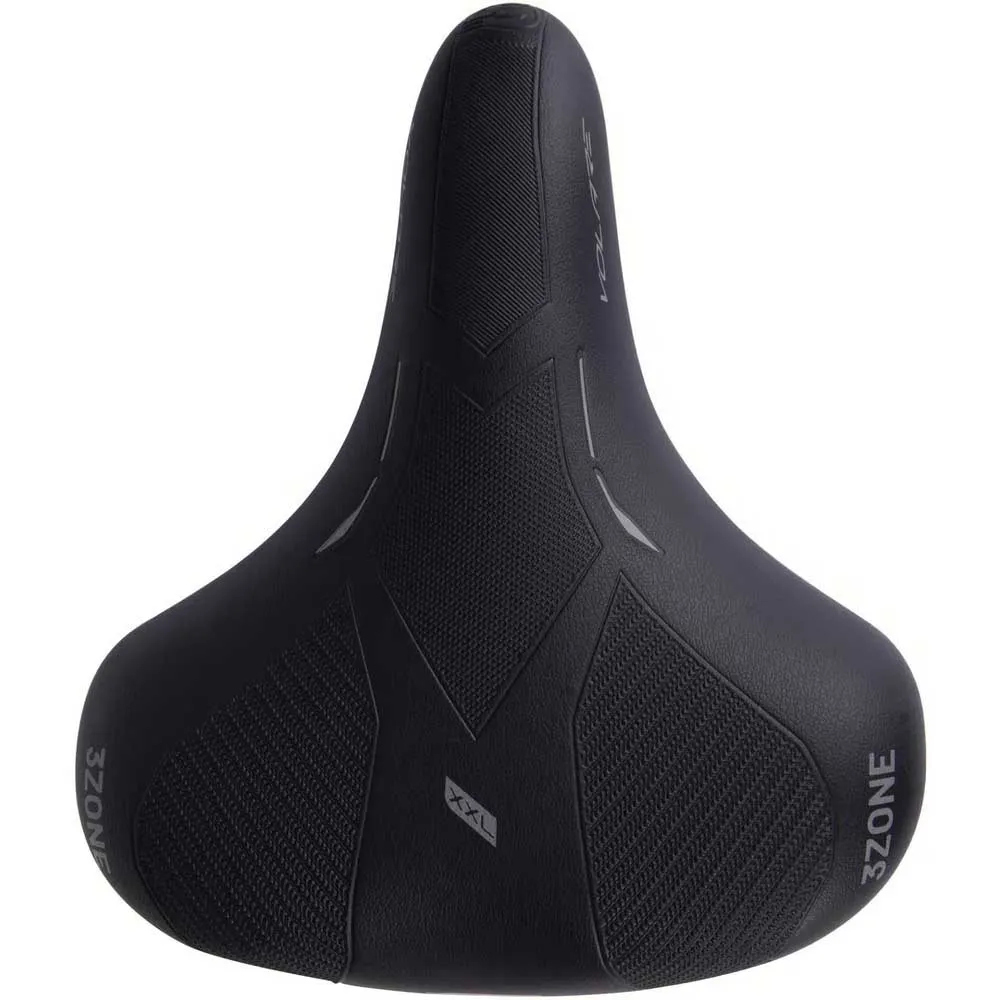 Con-Tec Volare City Xxl Sykkelsete, Black, One Size Con-Tec Volare City Xxl Sykkelsete, Black, One Size