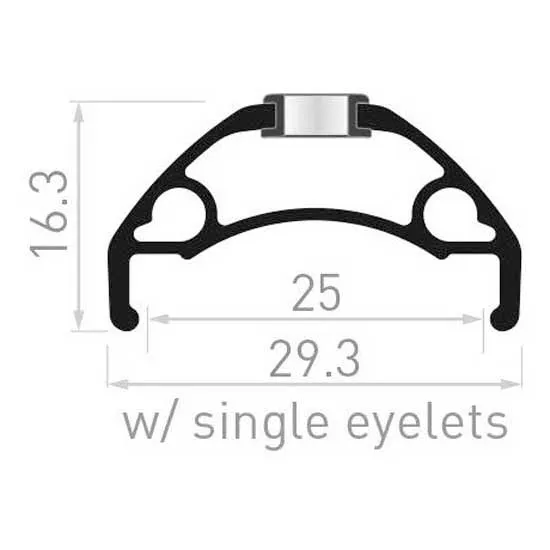 Con-Tec Xeta 27.5´´ 25 Mm Disc E-bike Tubeless Mtb-felg, Black, 650B-27.5" 32H Con-Tec Xeta 27.5´´ 25 Mm Disc E-bike Tubeless Mtb-felg, Black, 650B-27.5" 32H