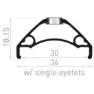 Con-Tec Xeta 29´´ 30 Mm Disc E-bike Tubeless Mtb-felg, Black, 29" 32H