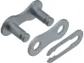 Connex Kettenschloss Federverschluss 1/2" x 1/8" für 1Z1, Silver, One Size