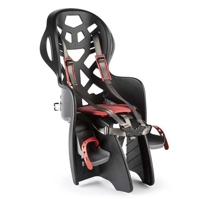 Conor Bc-195 Bakre Barnesykkelsete, Black / red, One Size