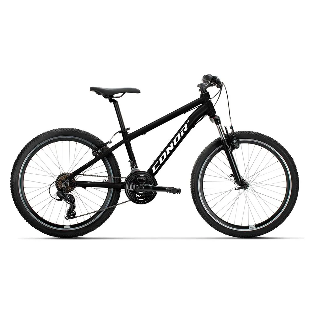 Conor Junior 24´´ Ty300 Terrengsykkel, Black matt, One Size, Barnesykkel