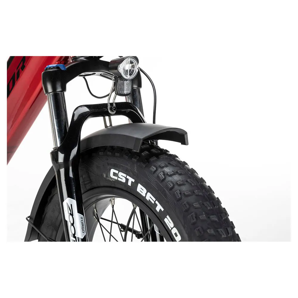 Conor Maui Fat E-folding Bafang Rm G060 20´´ M310dl Sammenleggbar Elsykkel, Green, One Size, 410Wh