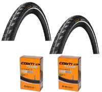 Continental 2 Dekk + 2 Slanger Continental Contact 26"x 1.75 (47-559) Med Refleks, Auto Ventil