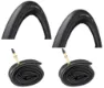 Continental 2 Dekk + 2 Slanger Continental Contact Speed 700x32 (32-622) Racer ventil, Sykkeldekk