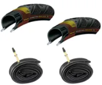 Continental 2 Dekk + 2 Slanger Continental Grand Prix 4 Season 700x23 48mm Racer Ventil Continental 2 Dekk + 2 Slanger Continental Grand Prix 4 Season 700x23 48mm Racer Ventil