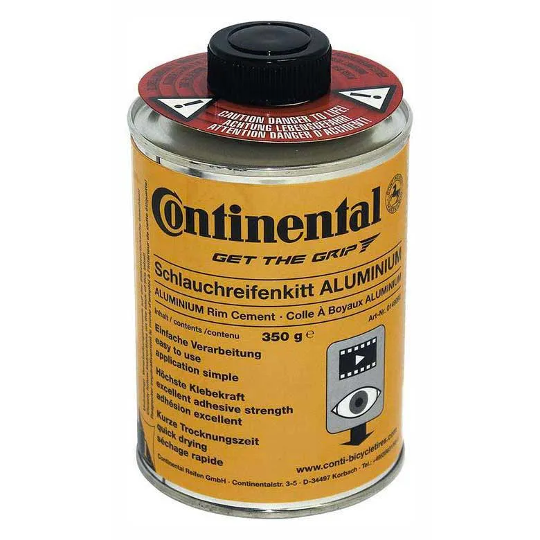 Continental Aluminium Slangeløst Tetningsmiddel 350g, Yellow, 350g