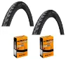 Continental Contact hverdagsdekk 700 x 42C sampak racerventil, Sykkeldekk