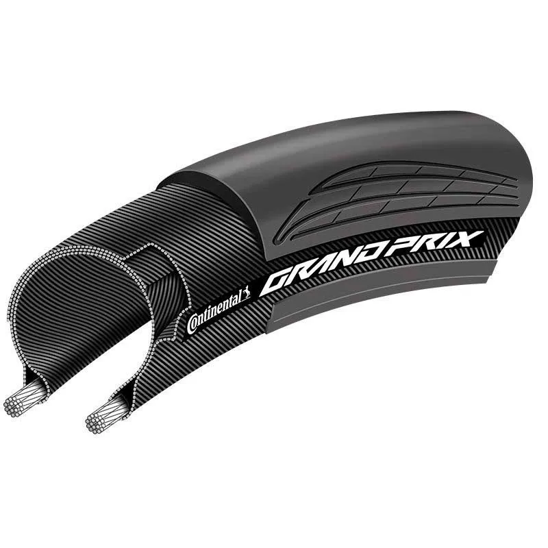Continental Grand Prix 700 X 28 Racerdekk, Black / black, 700 x 28, Sykkeldekk Continental Grand Prix 700 X 28 Racerdekk, Black / black, 700 x 28, Sykkeldekk