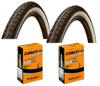 Continental RIDE Tour hverdagsdekk 700 x 45C sort/hvid sampak autoventil