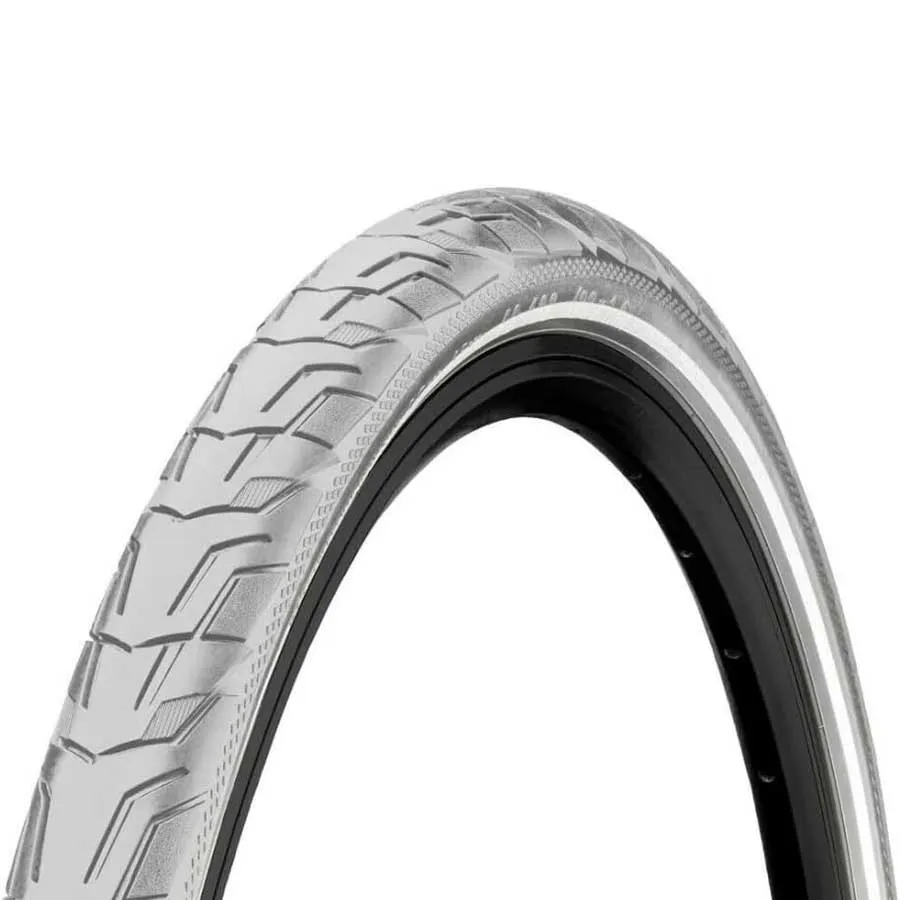 Continental Ridy City E-25 26´´ X 1.75 Urban Stive Sykkeldekk, Grey / grey reflex, 26" x 1.75 Continental Ridy City E-25 26´´ X 1.75 Urban Stive Sykkeldekk, Grey / grey reflex, 26" x 1.75