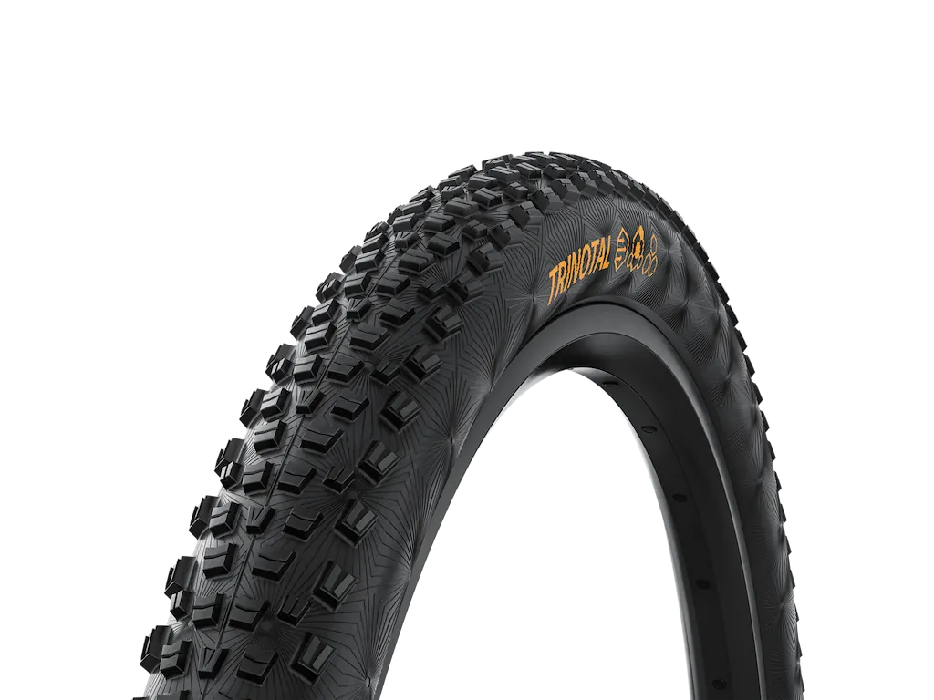 Continental Trinotal trail grip foldedekk MTB 26x2,20 (55-559) svart, Black / black, 26" x 2.20, Sykkeldekk