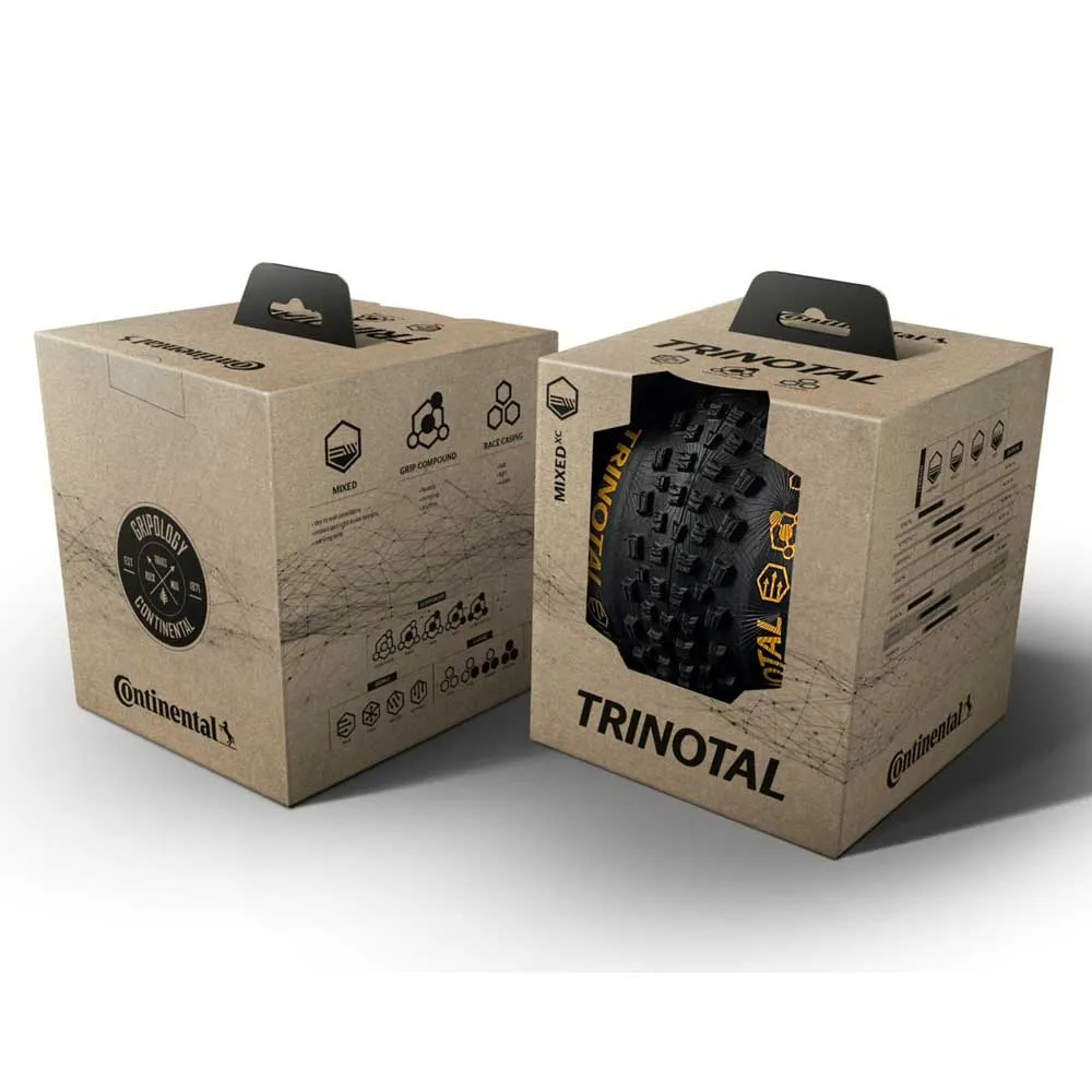 Continental Trinotal Trail Grip Tubeless 26´´ X 2.20 Mtb-dekk, Black / black, 26" x 2.20, Sykkeldekk