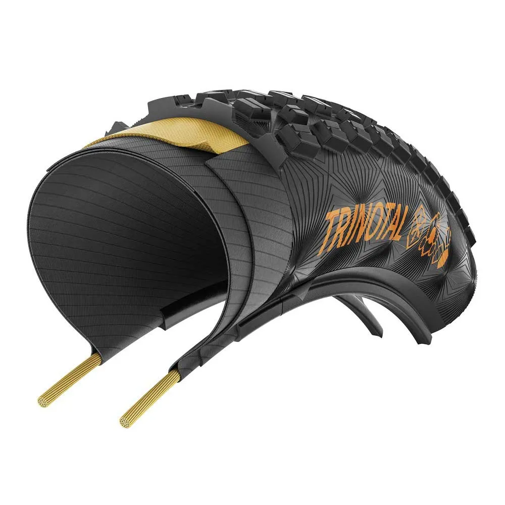 Continental Trinotal Trail Grip Tubeless 27.5´´ X 2.20 Mtb-dekk, Black / black, 27.5" x 2.20, Sykkeldekk Continental Trinotal Trail Grip Tubeless 27.5´´ X 2.20 Mtb-dekk, Black / black, 27.5" x 2.20, Sykkeldekk