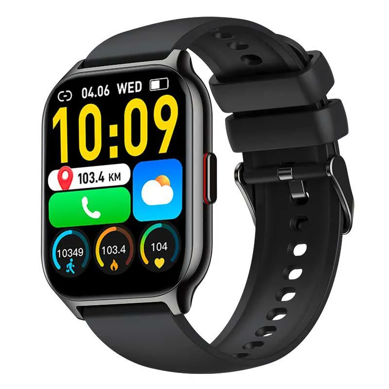 Cool Nova Silicone Smartklokke, Black