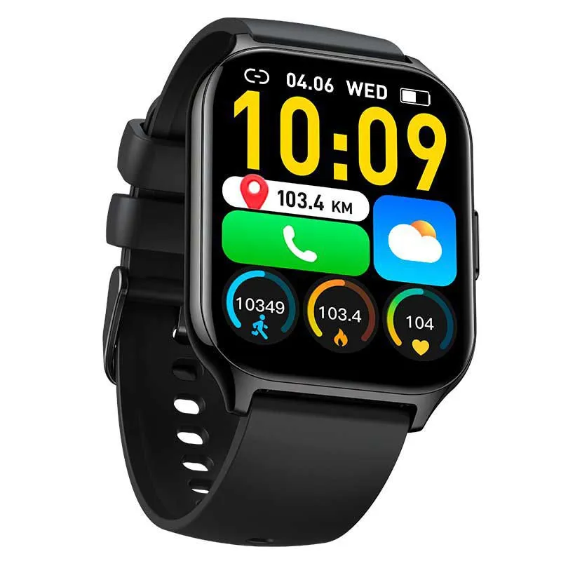 Cool Nova Silicone Smartklokke, Black