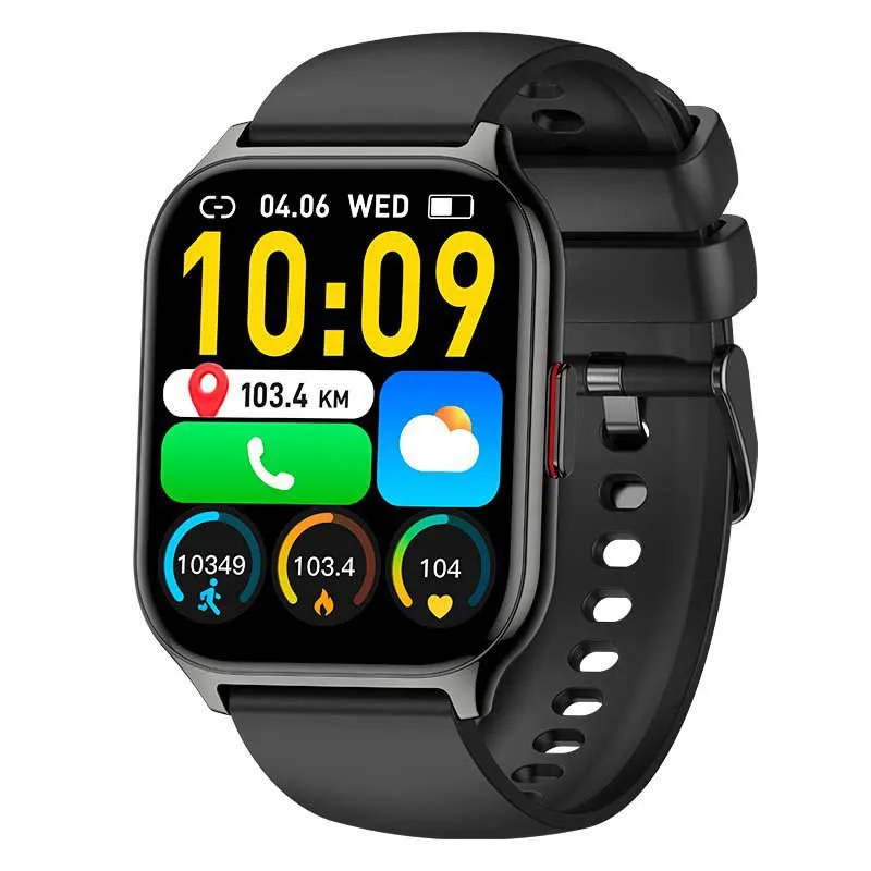 Cool Nova Silicone Smartklokke, Black