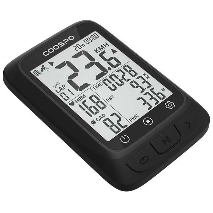 Coospo Bc107 Sykkelcomputer, Grey, One Size