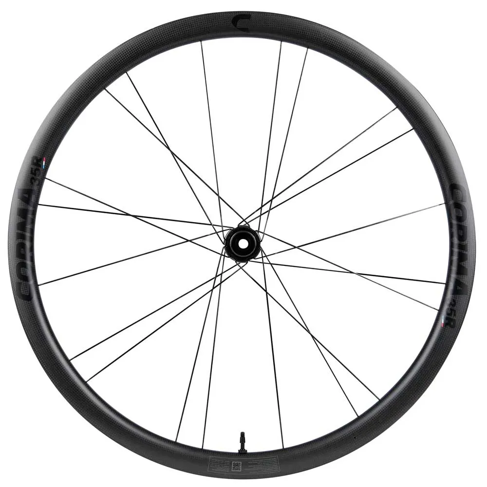 Corima 35r Cl Disc Tubeless Forhjul For Landeveissykkel, Black / black, 12 x 100mm Corima 35r Cl Disc Tubeless Forhjul For Landeveissykkel, Black / black, 12 x 100mm