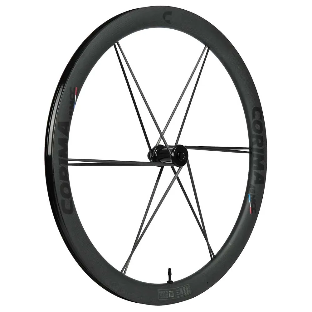 Corima 45 Mcc Cl Disc Tubeless Forhjul For Landeveissykkel, Black, 12 x 100mm