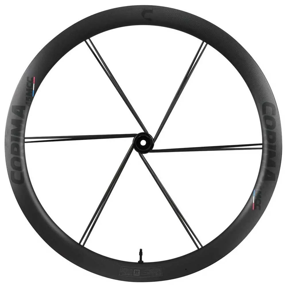 Corima 45 Mcc Cl Disc Tubeless Forhjul For Landeveissykkel, Black, 12 x 100mm
