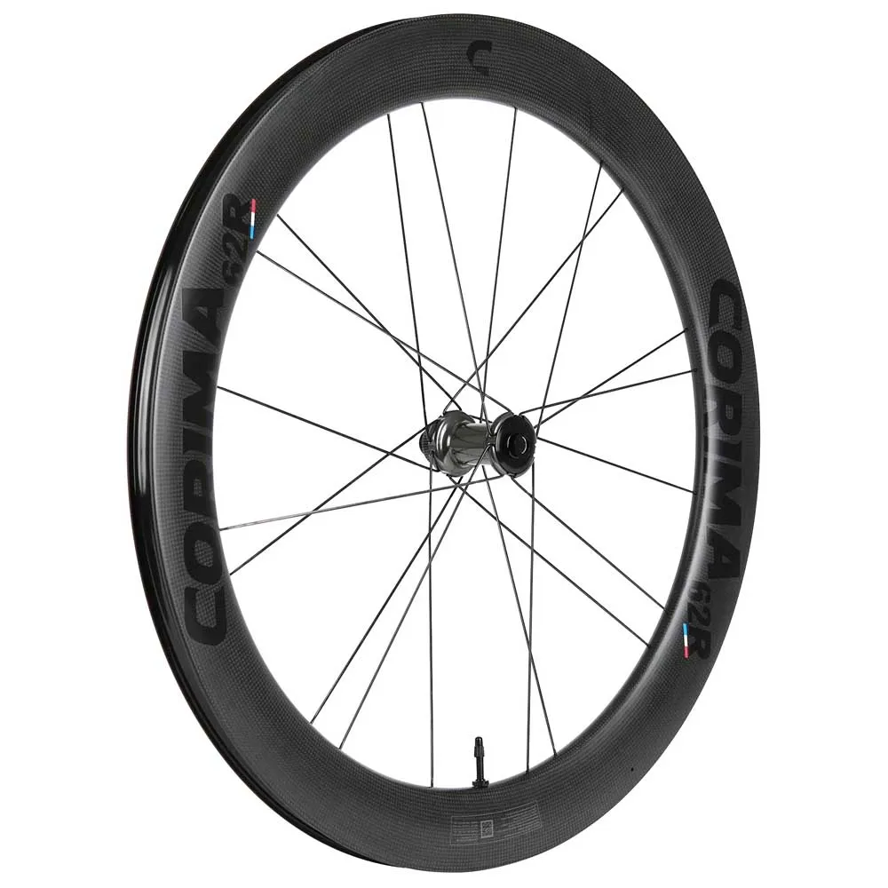 Corima 62r Cl Disc Tubeless Forhjul For Landeveissykkel, Black / black, 12 x 100mm