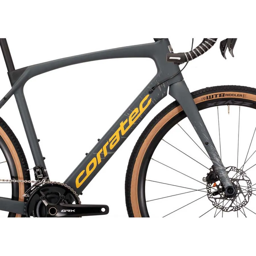 Corratec Allroad C2 Grx 2023 Grussykkel, Grey / yellow, Gravel sykkel Corratec Allroad C2 Grx 2023 Grussykkel, Grey / yellow, Gravel sykkel