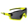 COSMO Lunar Roving Solbriller, Black / yellow fluor, Grey Mirror/CAT3