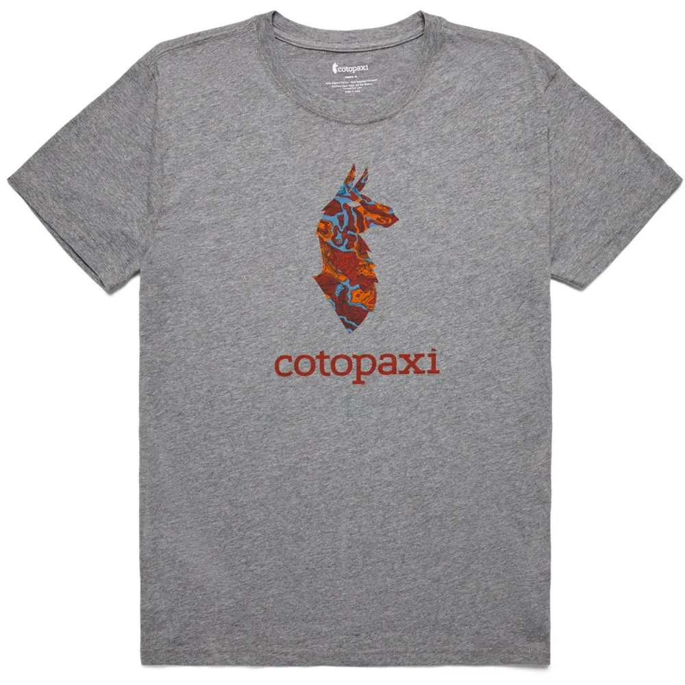 Cotopaxi Altitude Llama Kortarmet T-skjorte, Heather grey