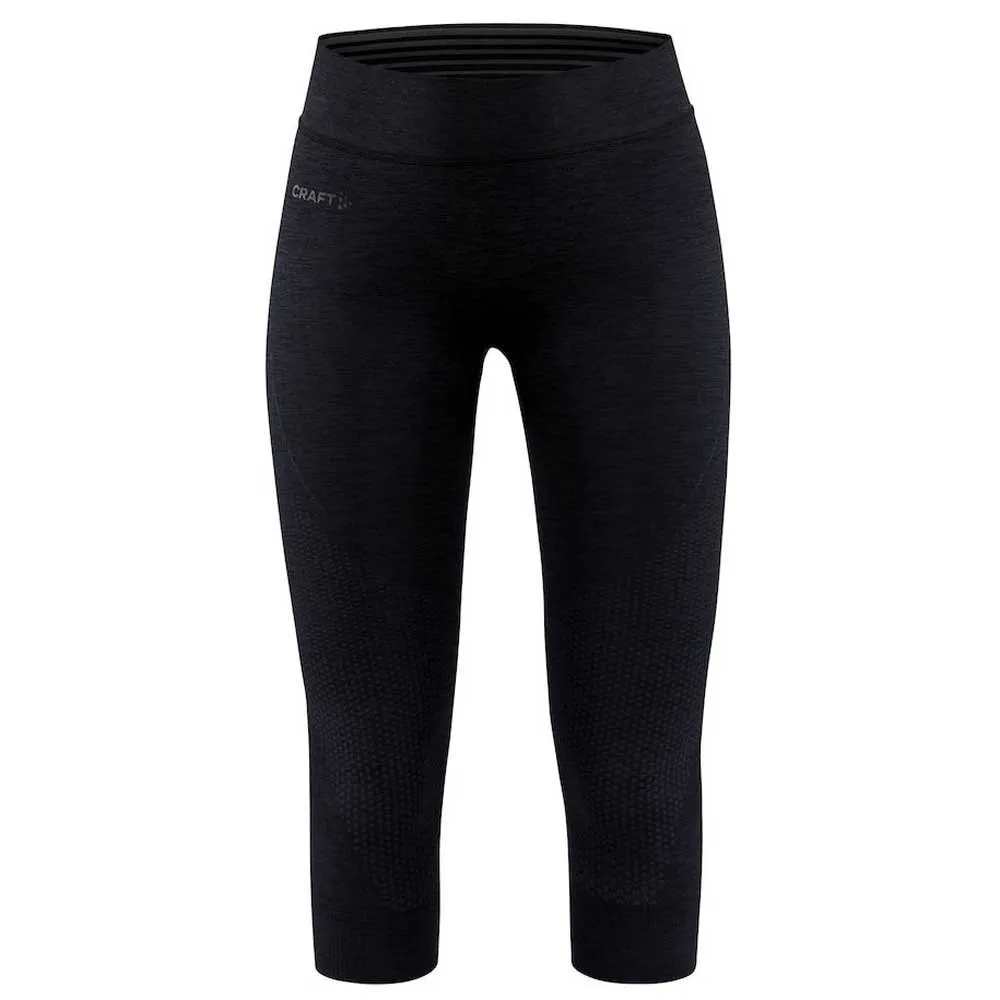 Craft Core Dry Active Comfort 3/4 Baselag Bukser, Black