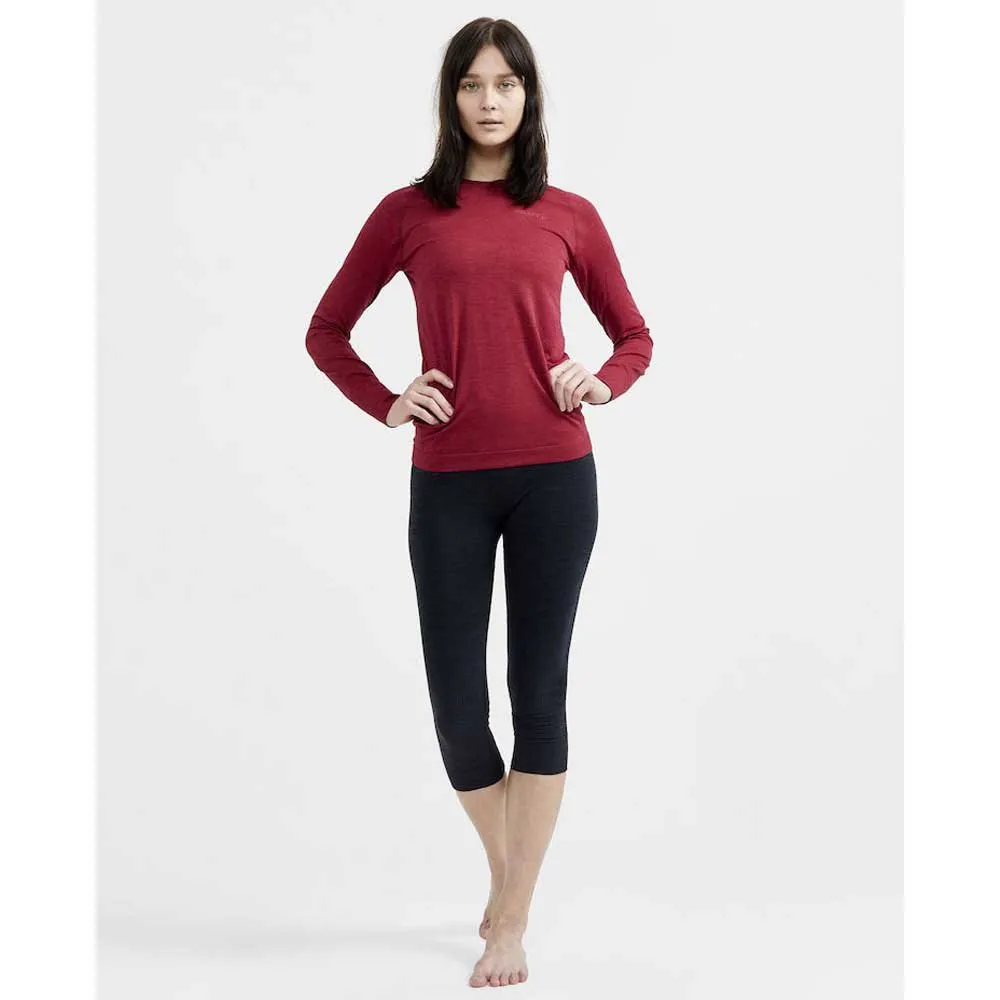 Craft Core Dry Active Comfort 3/4 Baselag Bukser, Black