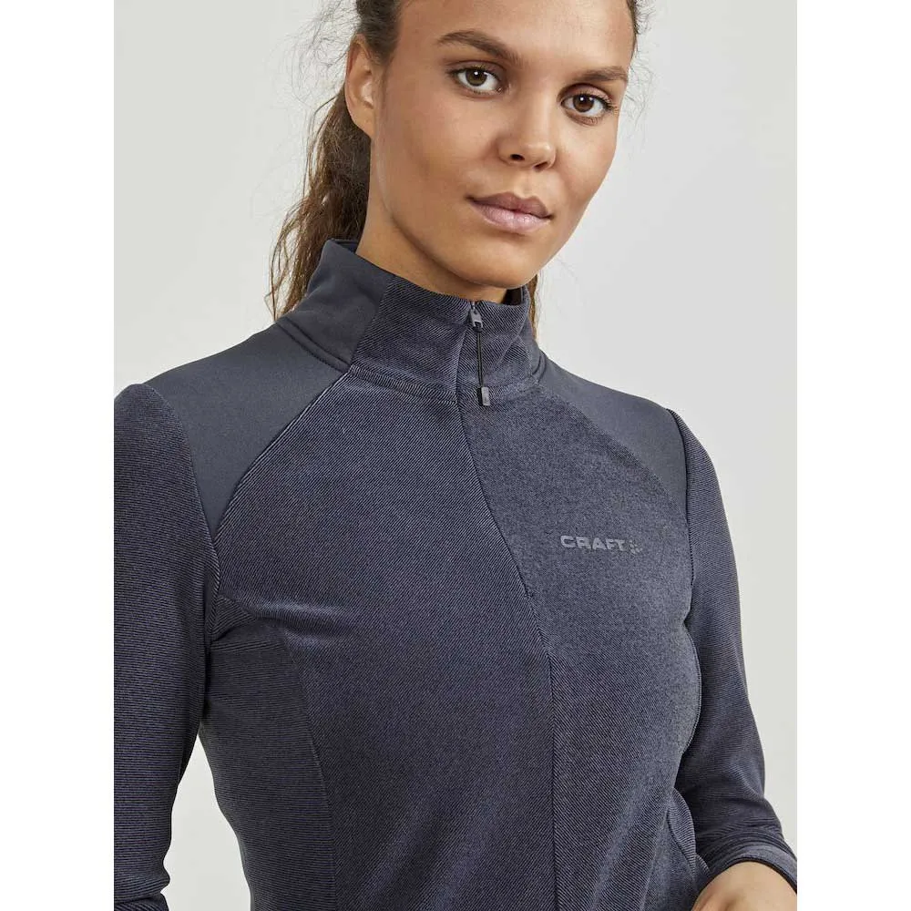 Craft Core Edge Thermal Fleecejakke Med Halv Glidelås Craft Core Edge Thermal Fleecejakke Med Halv Glidelås