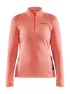 Craft Core Trim Thermal Midlayer Trøye Korall Dame, Lakserosa/oransje, L