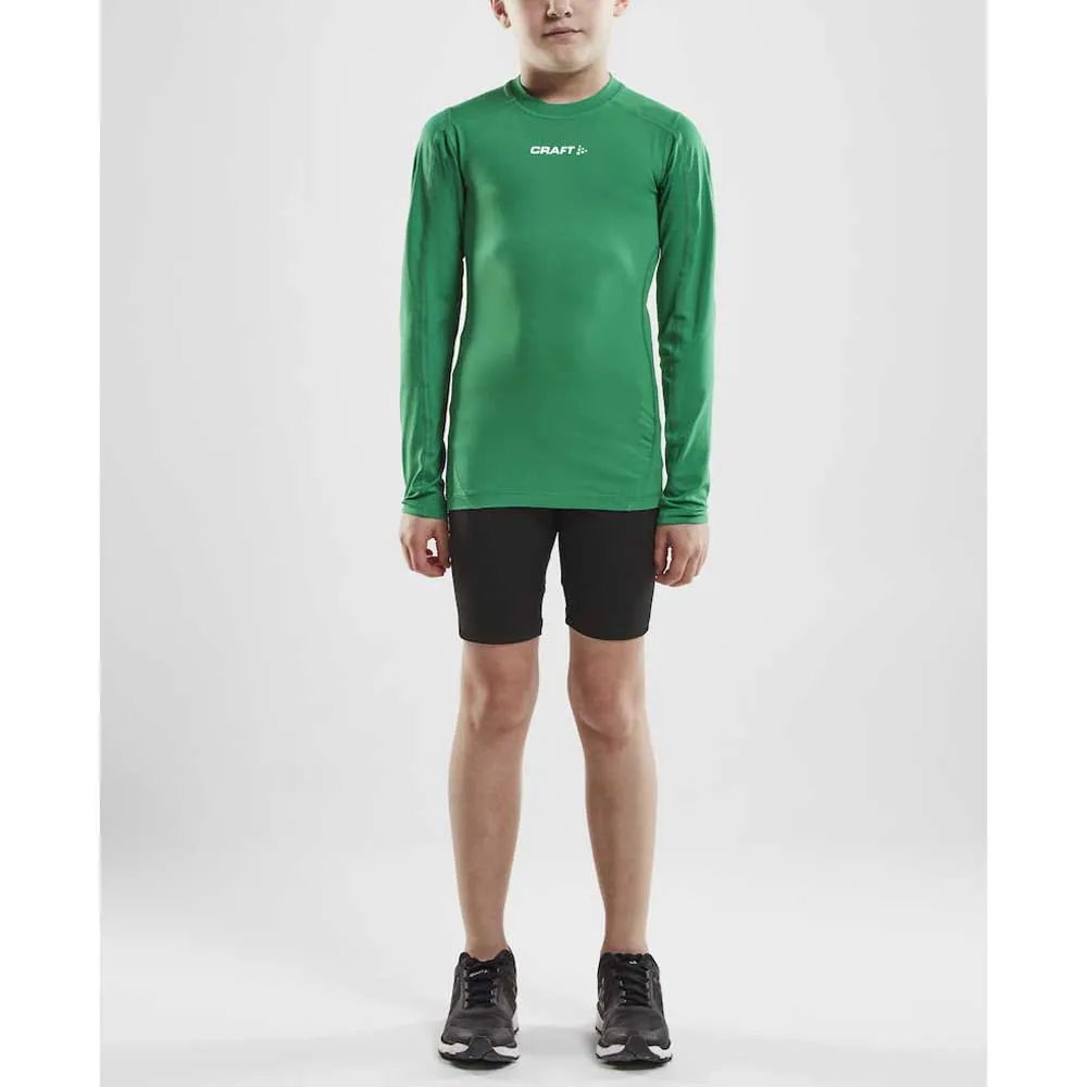 Craft Pro Control Compression Langarmet Baselag, Team green, 8-10Y Craft Pro Control Compression Langarmet Baselag, Team green, 8-10Y