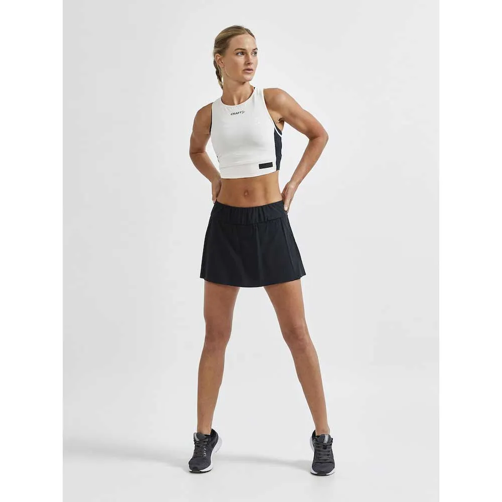 Craft Pro Hypervent 2-i-1 Skjørt female, Black