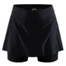 Craft Pro Hypervent 2-i-1 Skjørt female, Black