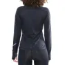 Craft Subz Wool Langarmet T-skjorte, Black melange / monument