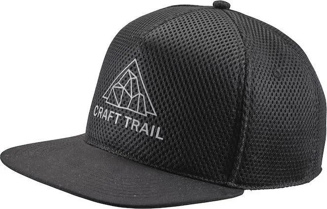 Craft Unisex Pro 3d Mesh Trucker Cap, Black/silver