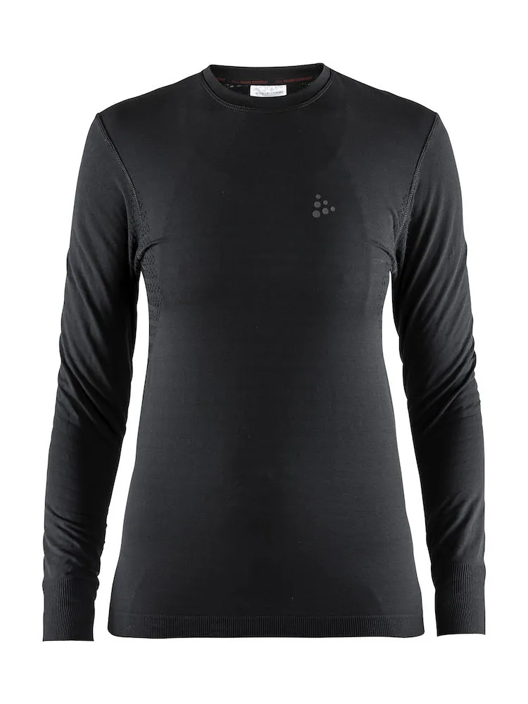 Craft Warm Comfort Superundertøy Trøye Dame, Svart