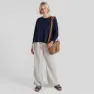 Craghoppers Emere Langarmet T-skjorte, Blue navy