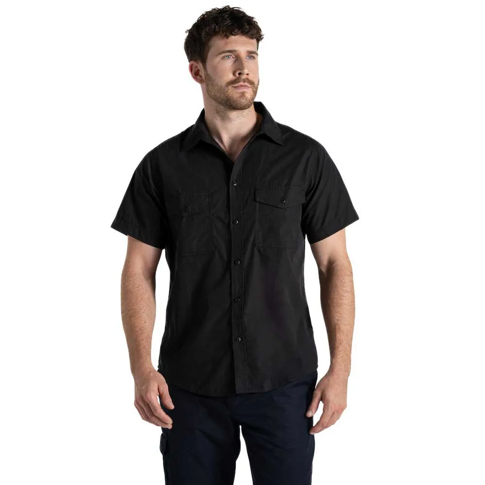 Craghoppers Exp Kiwi Kortarmet Skjorte, Black