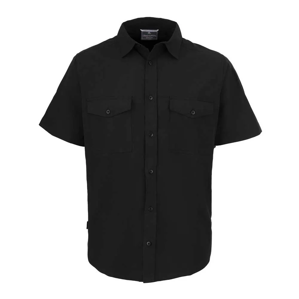 Craghoppers Exp Kiwi Kortarmet Skjorte, Black
